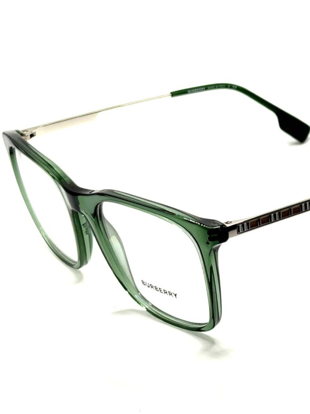 NEW BURBERRY B 2343 3946 GREEN MEN EYEGLASSES 53MM 20 145